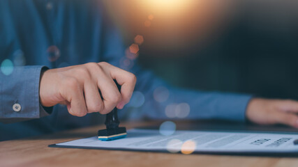 The concept of confirmation of a contract document or a warranty card ,Business Agreements and...