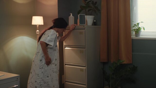 Pregnant woman in a lot of pain
