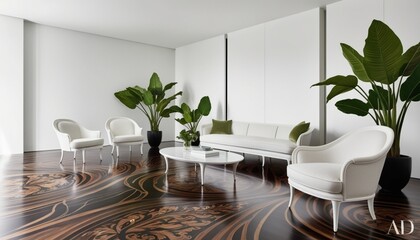 An aesthetic minimalist room with white walls that gives a calm and sophisticated impression. aesthetic room decor ideas. room decor inspiration.