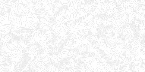 Seamless wave stripe topography map pattern camping grid cartography diagram black and white geometric carve wave line. abstract landscape topography line map vector wavy texture design background.
