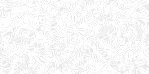 Vector seamless wave stripe topography map pattern camping grid cartography diagram black and white geometric carve wave line. abstract landscape topography line map wavy texture design background.
