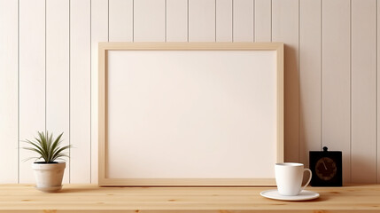 A display of blank picture frame mock-ups.