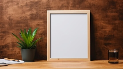 A display of blank picture frame mock-ups.