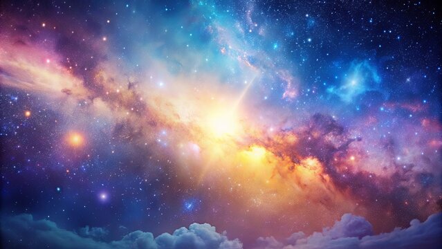 Pastel galaxy background with nebra in the sky, cosmic vibes and milky way shining brightly , galaxy, pastel, nebra, sky