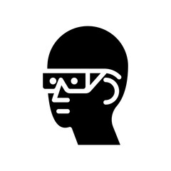 ISO mandatory safety signs_eye protection required-02 symbol only	