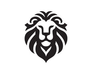 Lion Logo Design Vector Template. Lion Head Logo Icon Vector illustration
