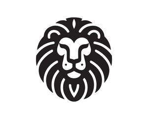 Lion Logo Design Vector Template. Lion Head Logo Icon Vector illustration