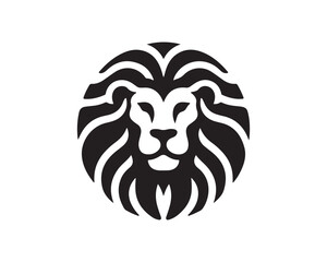 Lion Logo Design Vector Template. Lion Head Logo Icon Vector illustration