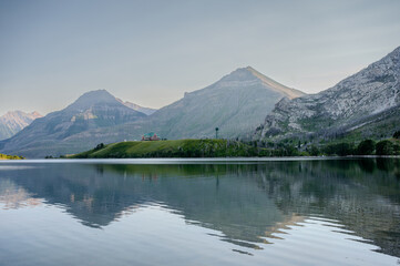 Beautiful Waterton Lakes National Park in the Canadian Rockies