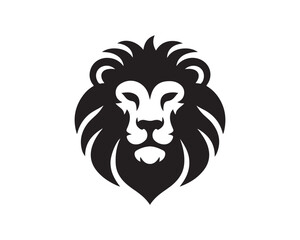 Lion Logo Design Vector Template. Lion Head Logo Icon Vector illustration