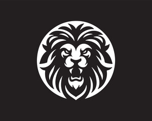 Lion Logo Design Vector Template. Lion Head Logo Icon Vector illustration