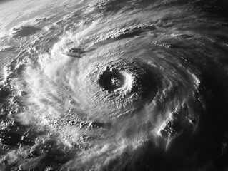 Obraz premium Hurricane from Above