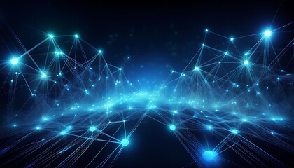 Abstract Network Illustration connections and technology