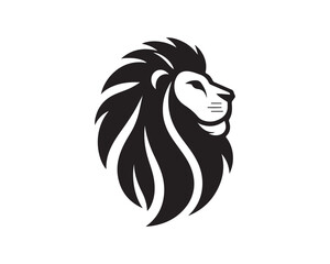 Lion Logo Design Vector Template. Lion Head Logo Icon Vector illustration