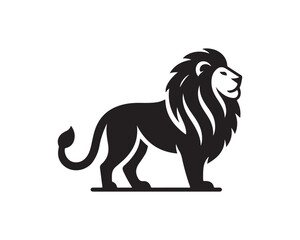 Lion Logo Design Vector Template. 