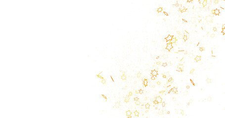 Shimmering Starry Christmas: Spectacular 3D Illustration Showcasing Falling Holiday Stars