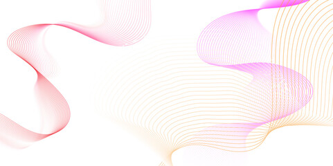 Abstract blue and pink blend curve flow vector stripe digital technology isolated geometric futuristic wave dynamic thin line. minimal flowing diagonal creative wavy line design texture background.