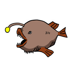 アンコウ　イラスト