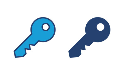 Key icon vector. Key vector icon. Key symbol