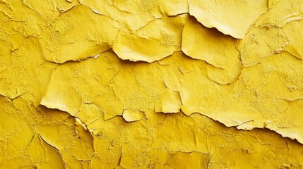Naklejka premium The natural texture of wax yellow presents a unique natural beauty. In nature, yellow is often found on fallen leaves, bark, soil and some rock surfaces, presenting a warm and calm atmosphere. 