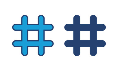 Obraz premium Hashtag icon vector. hashtag symbol