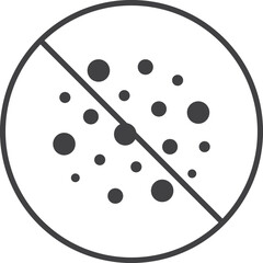 Fabric Specification Vector Icon - Soil Release