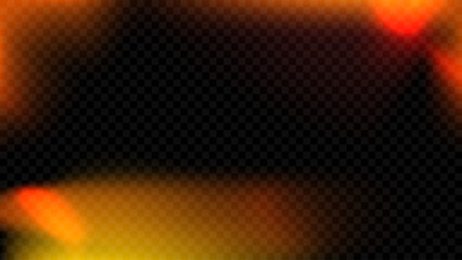 Light leak effect background. Saturated retro film overlay. Old vintage photo filter template. Exposed lens flare texture backdrop. Faded blur gradient photography wallpaper. Vector burn film effect