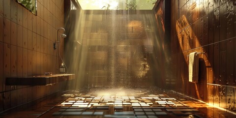 Interior of a Shower