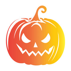 Happy Hallowen icon vector. silhouette house and moon