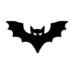 Happy Hallowen icon vector. silhouette house and moon