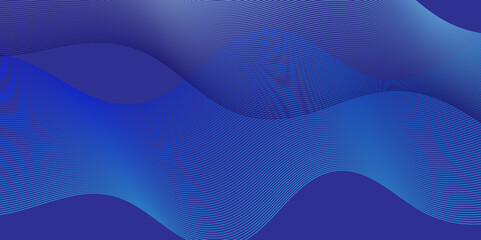 Vector blue blend digital wave line technology transparent background. Minimal carve wavy white, blue flowing wave lines and glowing moving lines. Futuristic sound wave lines background.