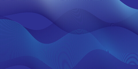 Vector blue blend digital wave line technology transparent background. Minimal carve wavy white, blue flowing wave lines and glowing moving lines. Futuristic sound wave lines background.