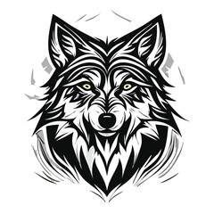 wolf head tattoo