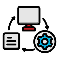 Content Management System Icon