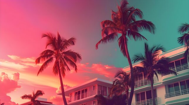 Miami Vibes Wallpaper Background