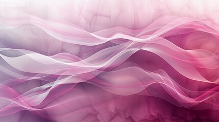 Obraz premium Abstract background with soft pink and white flowing lines.