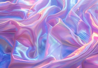 Obraz premium Abstract Iridescent Fabric Texture