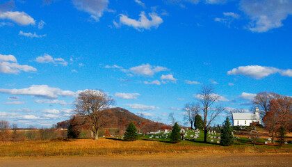 Beck's Knob in Autumn, Fairfield County, Ohio