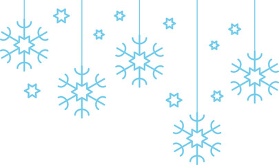 Snowflake Decoration Border