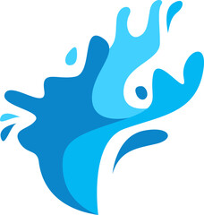 Water Splash Illustration