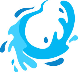 Water Splash Illustration