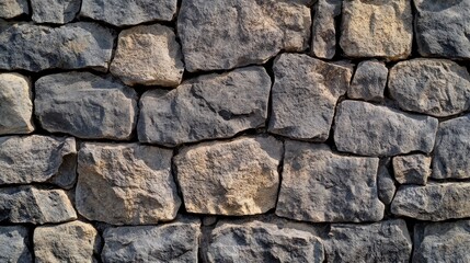 Texture of a stone wall. Old castle stone wall texture background. Stone wall as a background or texture. Part of a stone wall, for background or texture, ai