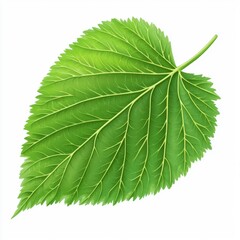 vector graphic of a mulberry leaf