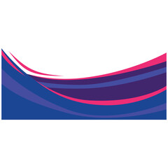 Obraz premium Wave Corner Shape