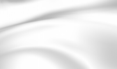 White Satin Drapery Textile Abstract Background