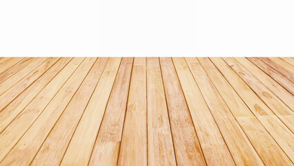 Wood Floor Texture on White Background
