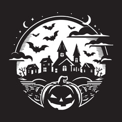 halloween design logo