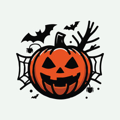 halloween design logo