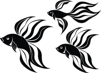 Angel fish vector illustration 