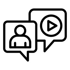 Video Chat Icon